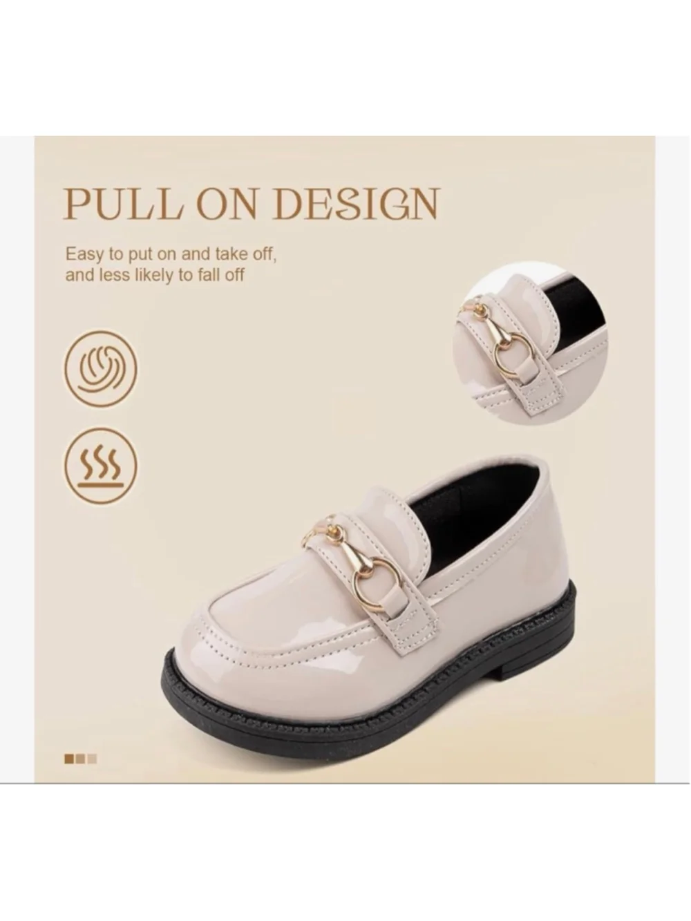 NEW Girls Slip-On Loafers Comfort Dress Shoes Oxford School Uniform Flats 11.5